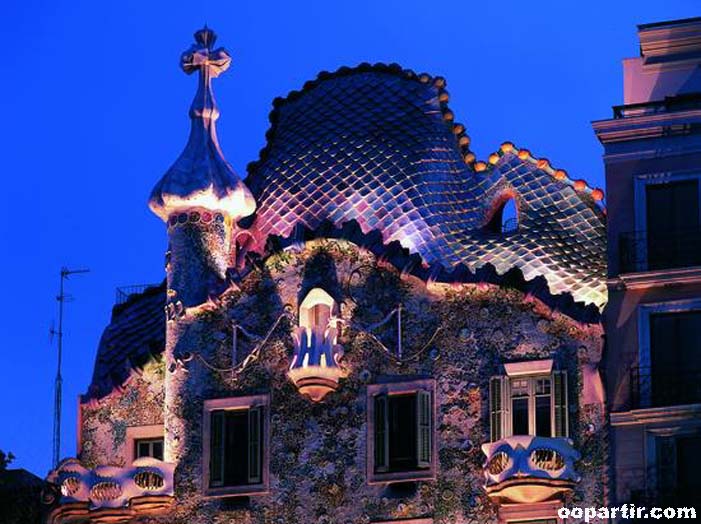 Casa Batlló d'Antoni Gaudi, Barcelone © Imagen MAS
