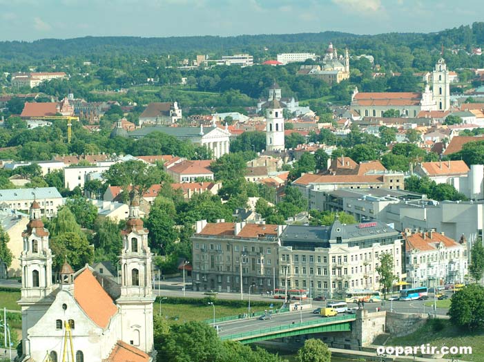 Vilnius, la vieille ville  ©  infotourlituanie .fr